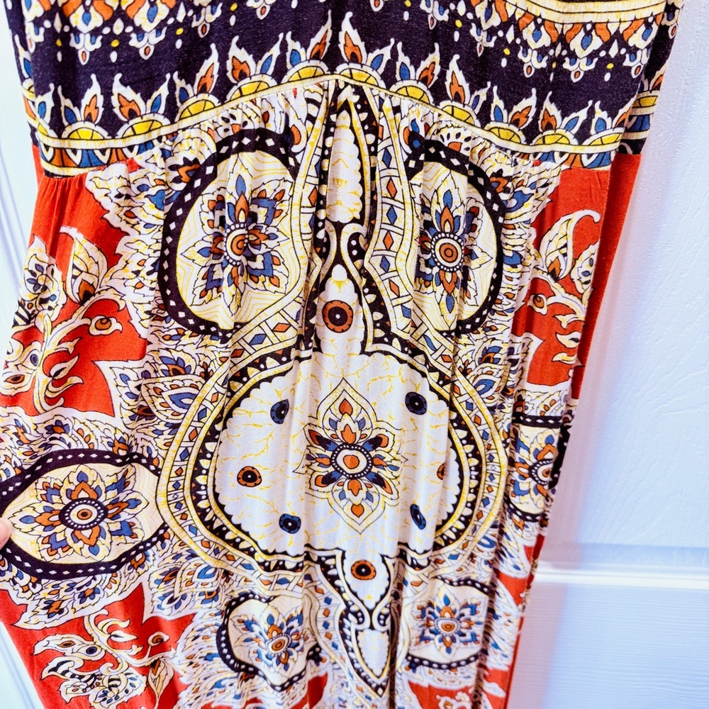 EUC Angie Multicolor Paisley Dress - Picture 3 of 9